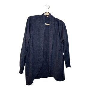 Women's Ella Moss Blue Open Front Cardigan Sweater Size: 2X
